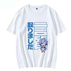 Rem Anime Short-sleeved T-shirt