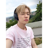 Yeonjun Same Style Letter Print Short-sleeved T-shirt
