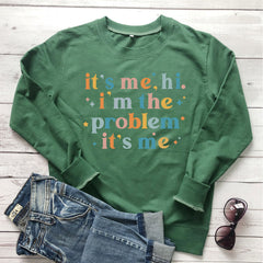 Taylor Letter Printed Casual Sweatshirt