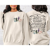 Salt Rosemary Lavender Love Print Sweatshirt