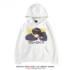 Men's and Women's Anime Printed Loose Hoodie