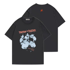 TXT Character Printed Short-sleeved T-shirt