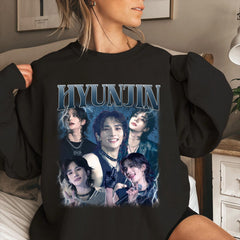 Hyunjin Graphic Aesthetic T-shirt Top