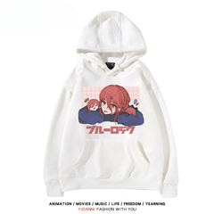 Men's and Women's Anime Printed Loose Hoodie