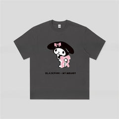 Unisex BP MELODY Loose Short-sleeved Tops