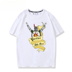 Unisex Praise The Sun Cotton Short Sleeve T-Shirt