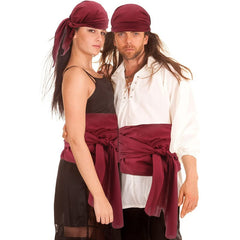 Medieval Pirate Headscarf Belt Two-piece Set