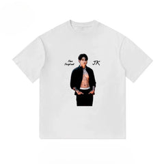 Jungkook Poster Print Cotton T-shirt