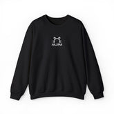 SUGA Hajima Cat Embroidered Sweatshirt