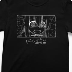 Hitori Gotoh Anxiety Face Graphic Tee