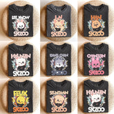 Bangchan Changbin Felix Lee Know Printed Black Tee