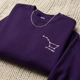 BANGTAN Dipper Constellation Embroidered Sweatshirt