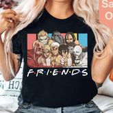 Vintage Friends AOT Funny T-shirt