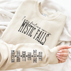 Feeling Epic in Mystic Falls Crew Neck Sweatshirt