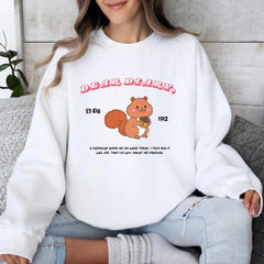 Cute Dear Diary Chipmunk Quote TVD Sweatshirt