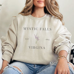 Mystic Falls Crewneck Sweatshirt Gift