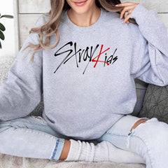 SKZ Logo Printed Crewneck Sweatshirt Gift