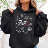 SKZ Signature Printed Hoodie Top