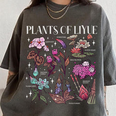 Plants of Liyue Floral Game Lover Tee