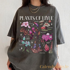 Plants of Liyue Floral Game Lover Tee