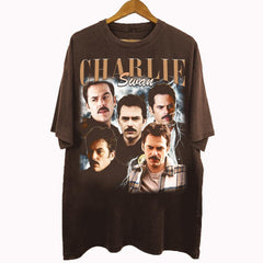 Vintage Charlie Swan Cotton Washed Unisex T-Shirt