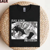 Eat Your Protein Anime Crewneck T-shirt