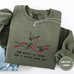 Eren & Mikasa Embroidered Crewneck Sweatshirt