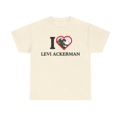 I Love Levi Ackerman Unisex Anime Tee