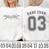 SKZ Member Logo Crewneck Pullover Sweatshirt