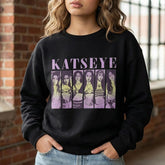 Vintage Katseye Graphic Crewneck Pullover Sweatshirt