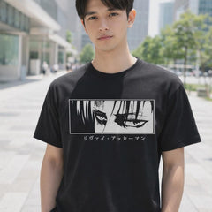 Levi Ackerman Graphic Anime Hoodie Top