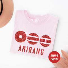 BANGTAN Arirang LOGO Printed Crewneck T-shirt