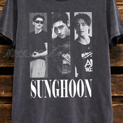SungHoon Collage Graphic T-shirt Top