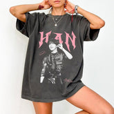 Vintage Han Graphic Cotton Washed T-Shirt