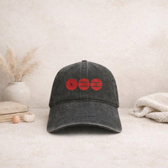 Vintage Arirang LOGO Washed Baseball Cap