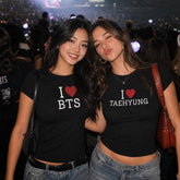 I LOVE Taehyung Namjoon Printed Tee