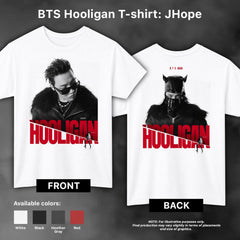 JK V SUGA RM Hooligan Graphic T-shirt