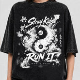 Vintage SKZ Run It World Tour Washed Tee