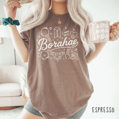 Borahae Army Inspired Aesthetic T-Shirt