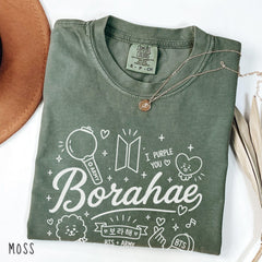 Borahae Army Inspired Aesthetic T-Shirt