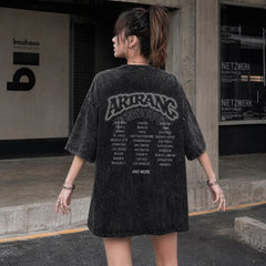 Arirang World Tour Unisex Cotton Washed Tee