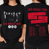BANGTAN World Tour Graphic Crewneck T-Shirt Merch