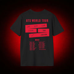 BANGTAN World Tour Graphic Crewneck T-Shirt Merch