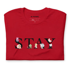 Unisex Kpop Stay Printed Loose T-shirt