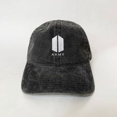 KPOP Army Logo Embroidered Baseball Cap