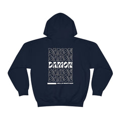 Damon Salvatore Letter Print Hoodie