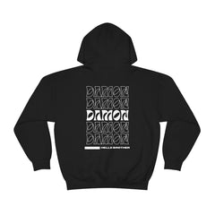 Damon Salvatore Letter Print Hoodie