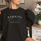 HAWKINS INDIANA Crewneck Stranger Sweatshirt