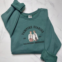 Salvatore Brothers Embroidered Sweatshirt