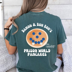 Retro Damons Pancakes Washed T-Shirt